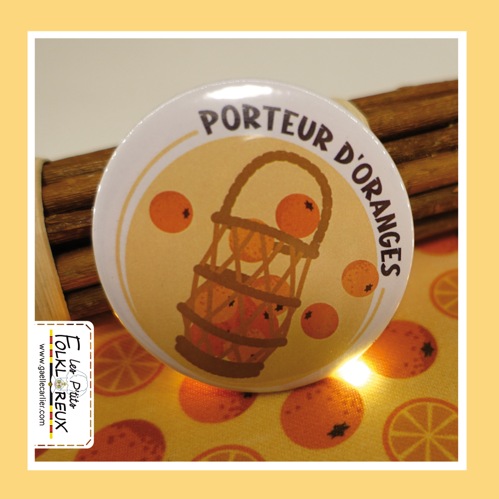 Badge Ou D Capsuleur Aimant Porteur Doranges Les P Tits Folkloreux